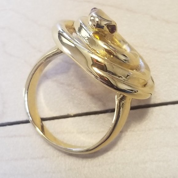 Coiled Snake Ring Size 8 - Picture 5 of 8